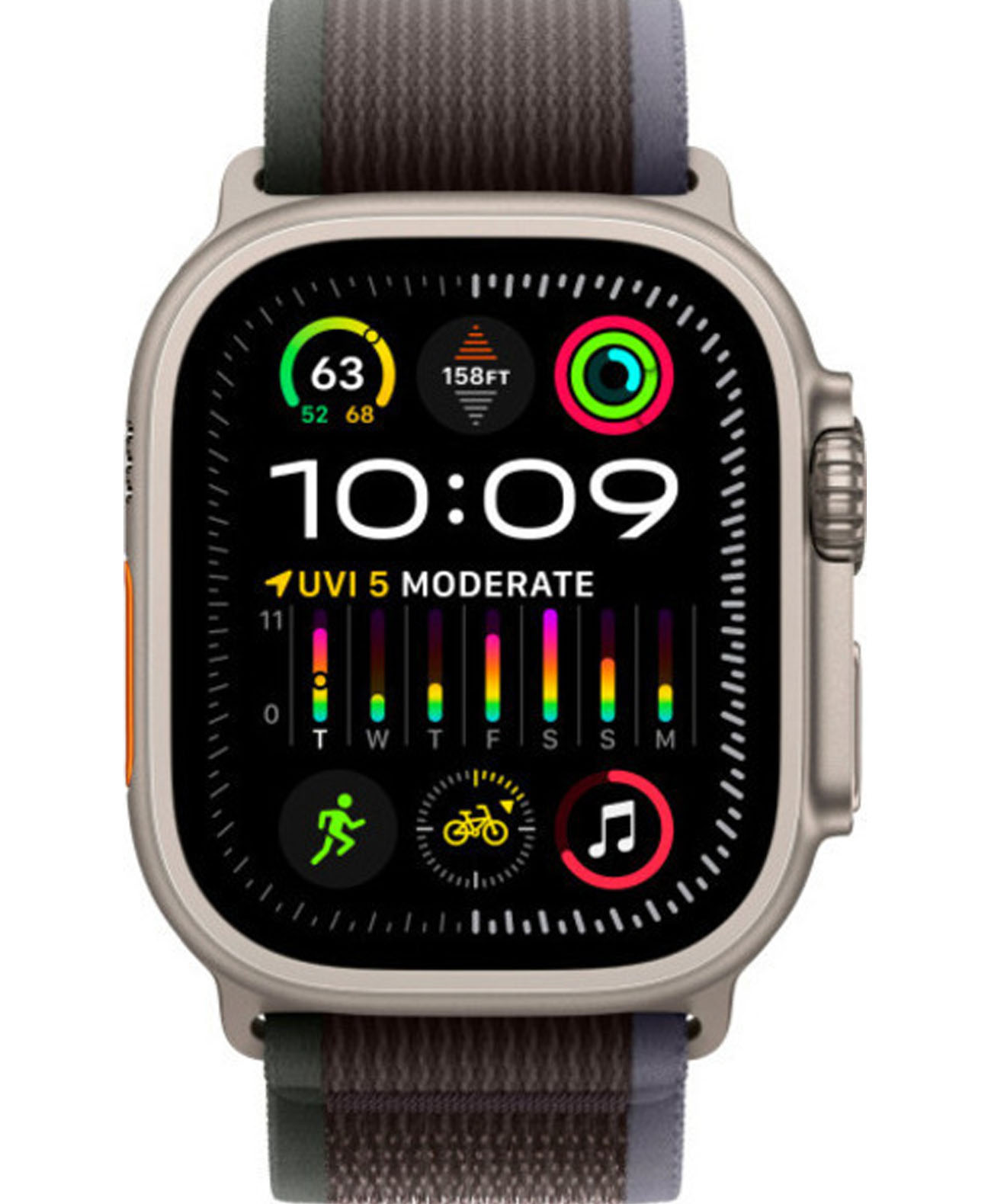 Apple Watch Ultra 2 49mm Trail Loop S/M Blue/Black