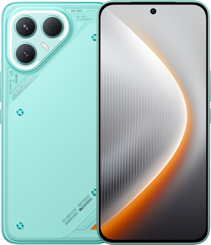 Tecno POVA 7 Pro 5G 12/256Gb Neon Cyan