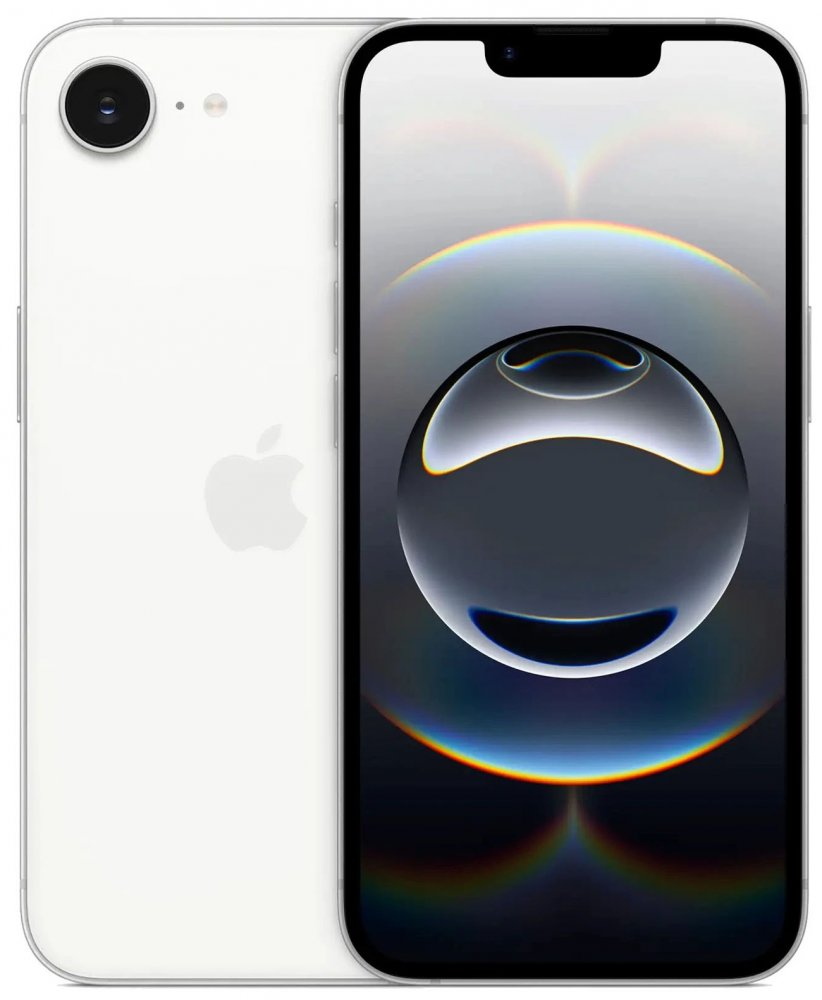 Apple iPhone 16e 8/128Gb Dual eSim White (без RuStore)