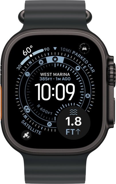Apple Watch Ultra 3 49mm GPS Black Titanium Black Ocean Band