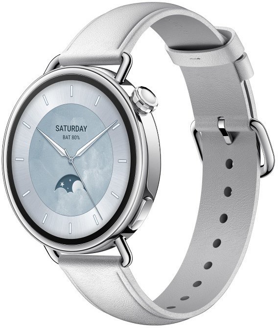 Xiaomi Watch S4 41mm RU Leather Strap White