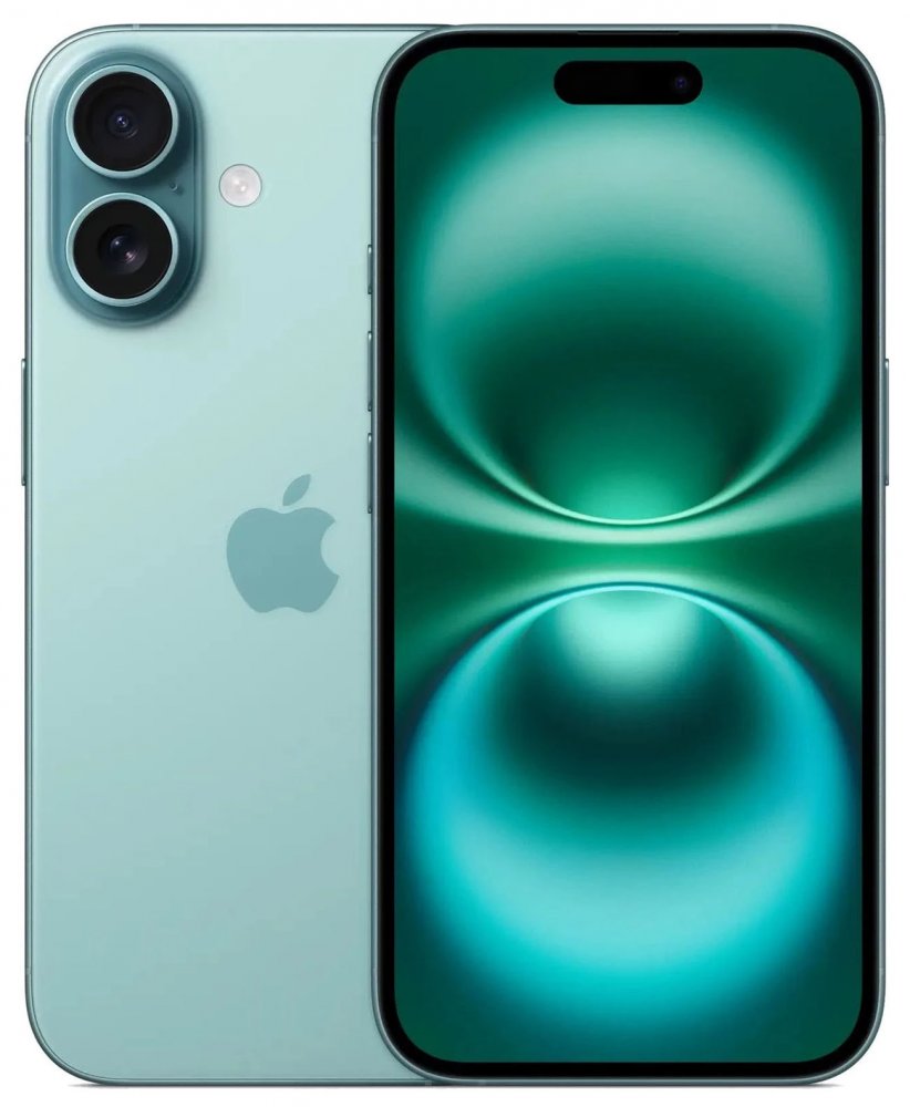 Apple iPhone 16 128Gb nanoSim + eSim Teal (Без RuStore)