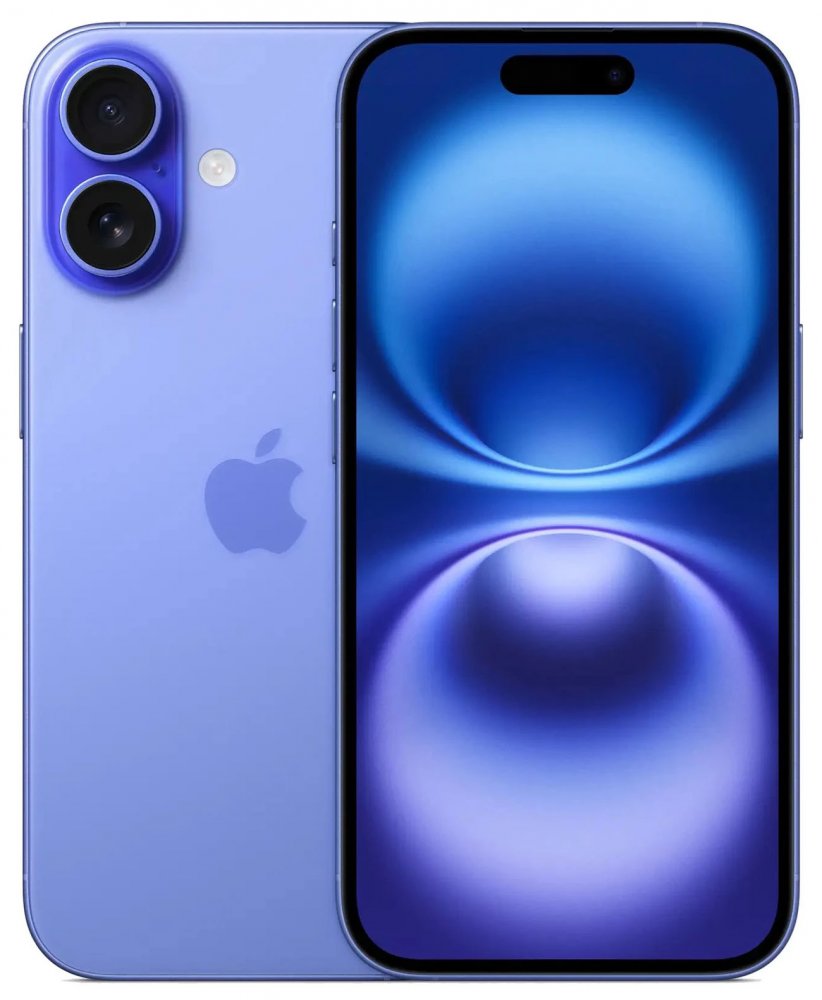 Apple iPhone 16 128Gb nanoSim + eSim Ultramarine (Без RuStore)