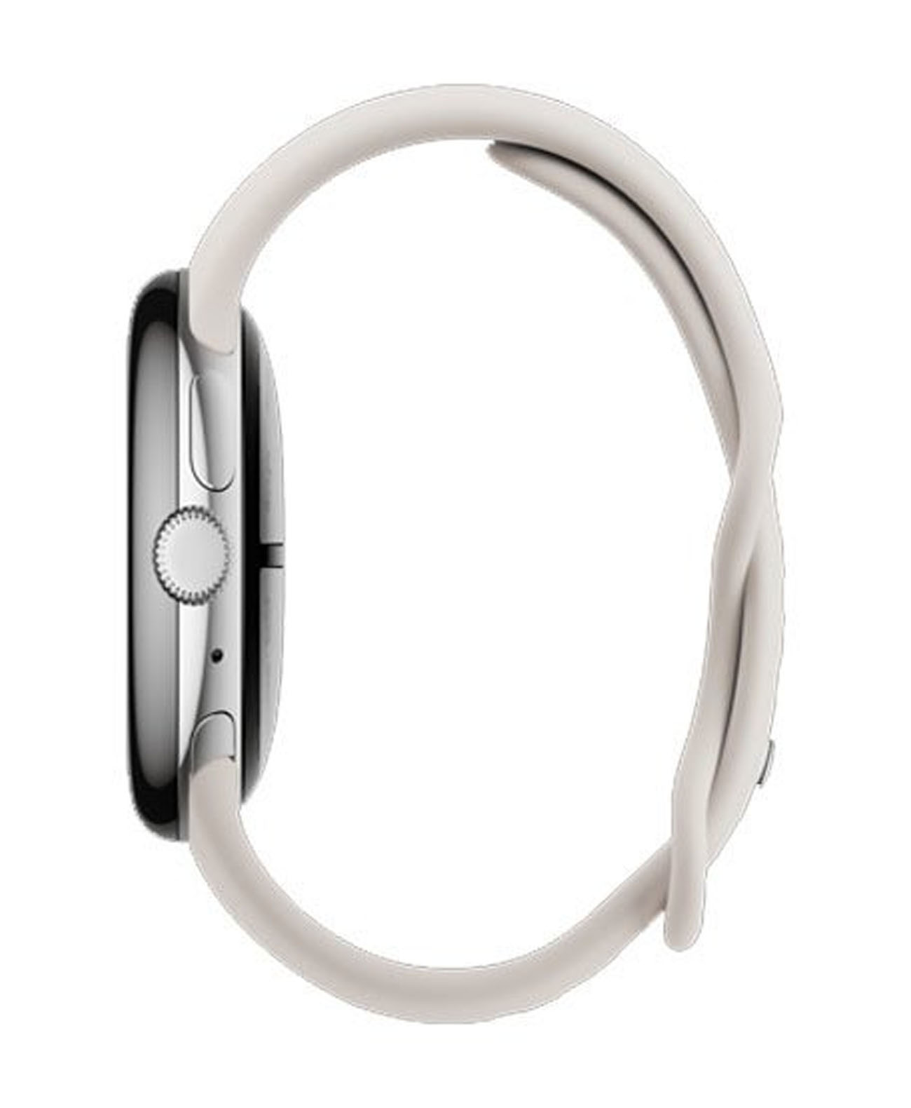 Google Pixel Watch 3 45mm Wi-Fi Polished Slver/Porcelain Band