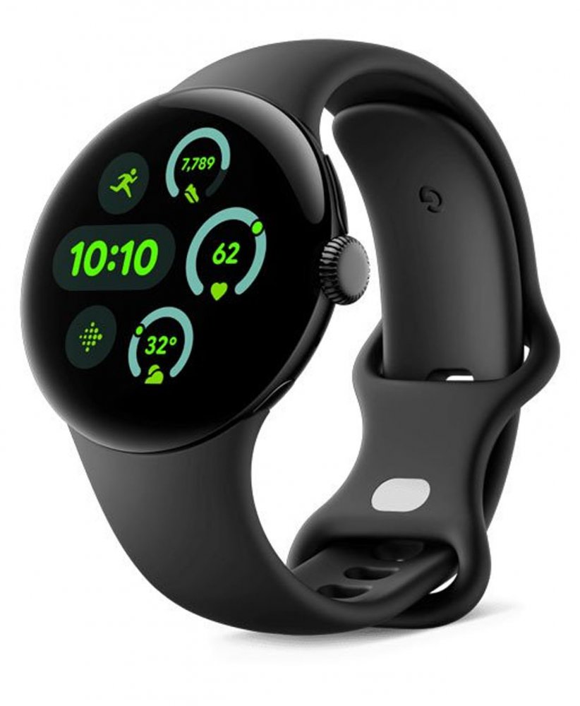 Google Pixel Watch 3 45mm Wi-Fi Matte Black/Obsidian Band