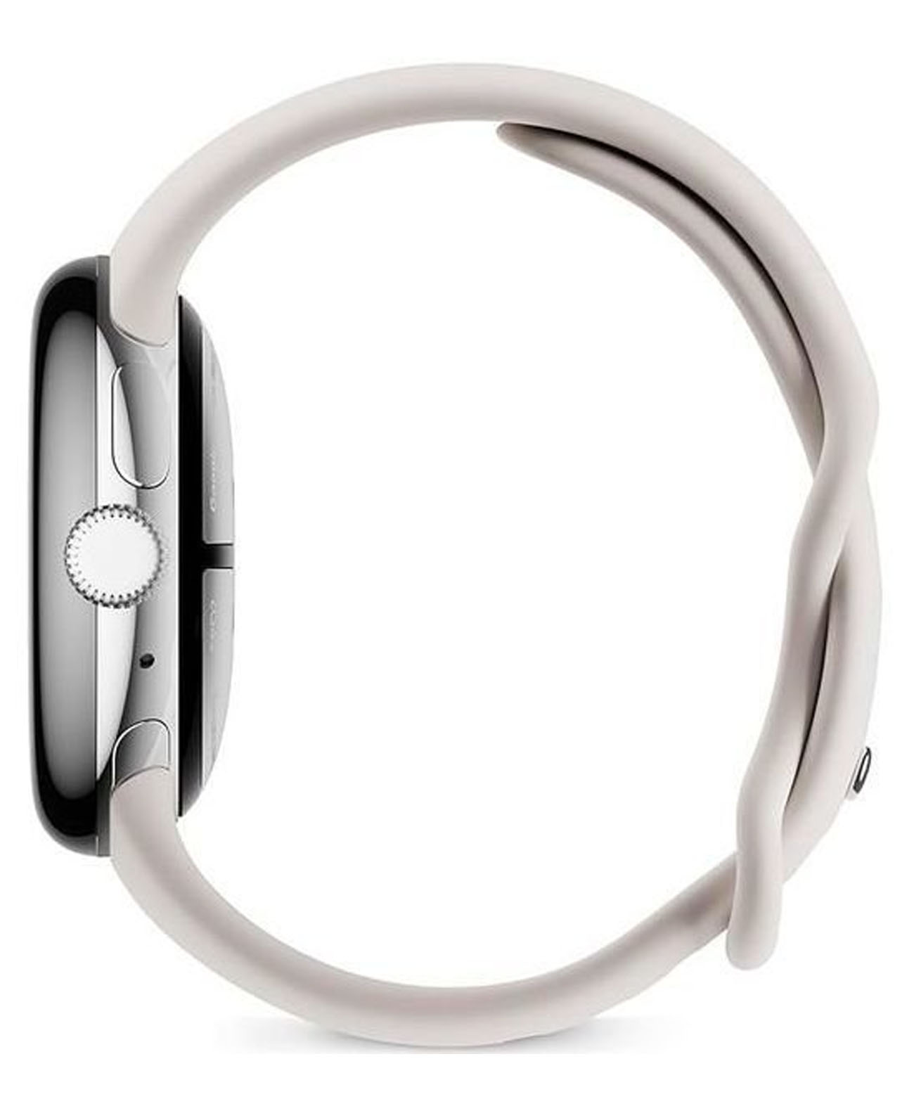 Google Pixel Watch 2 LTE Polished Silver / Porcelian Band