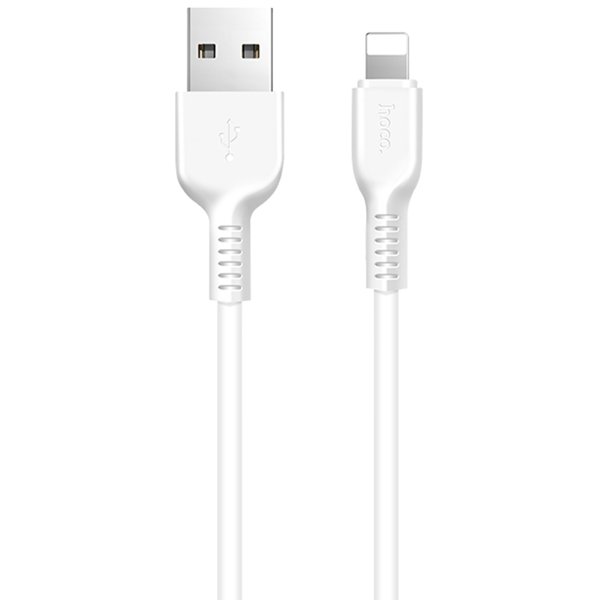 .Кабель USB Apple Lightning Hoco X13 TPU 1м Белый