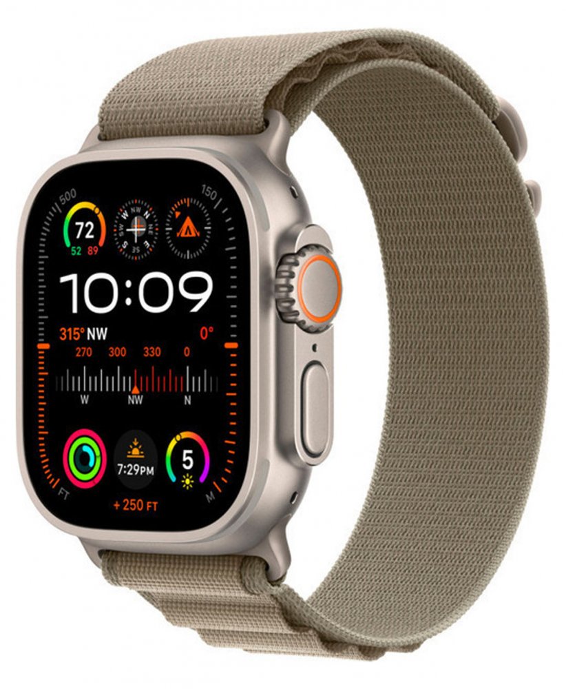 Apple Watch Ultra 2 49mm Alpine Loop S Olive