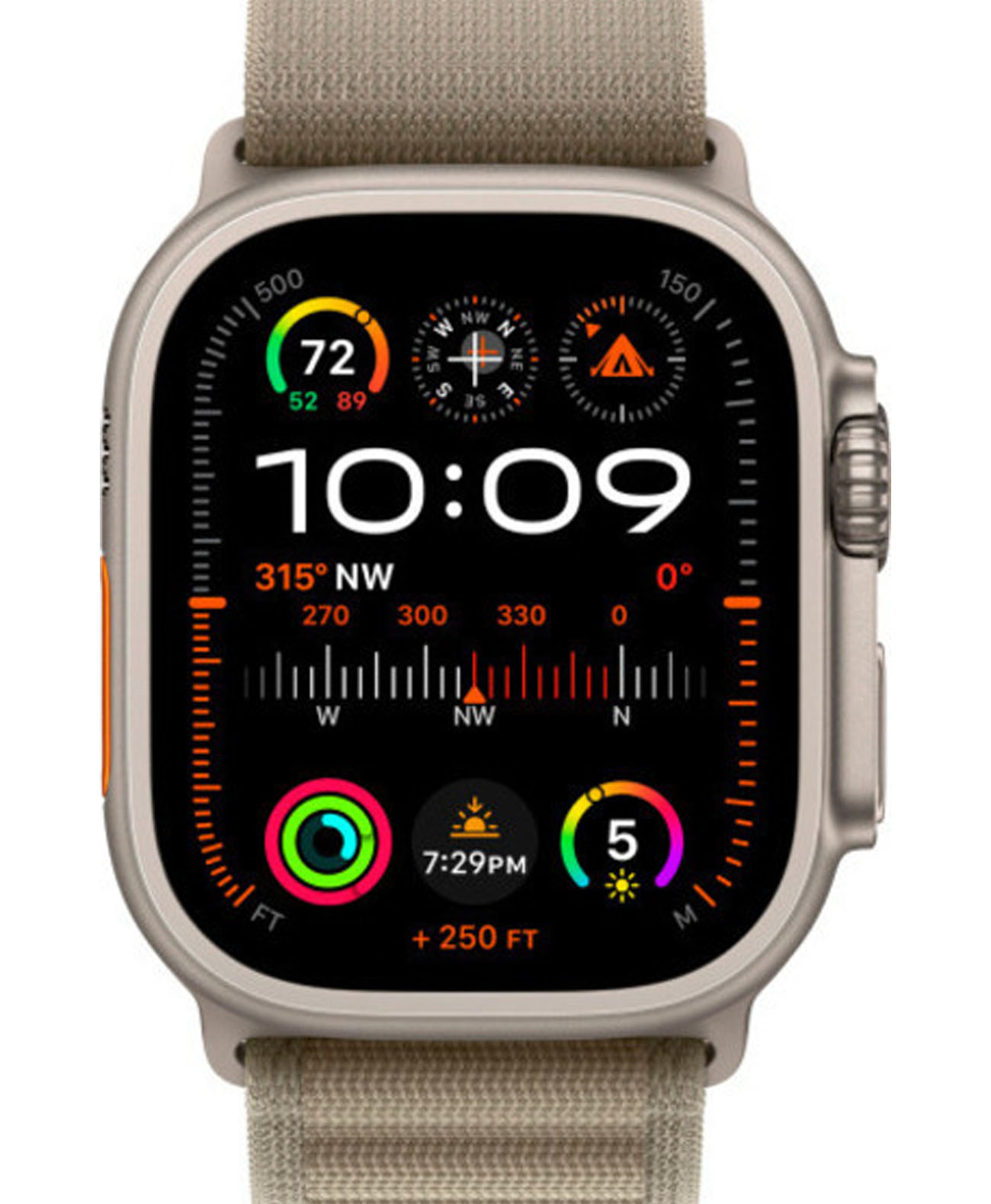 Apple Watch Ultra 2 49mm Alpine Loop S Olive