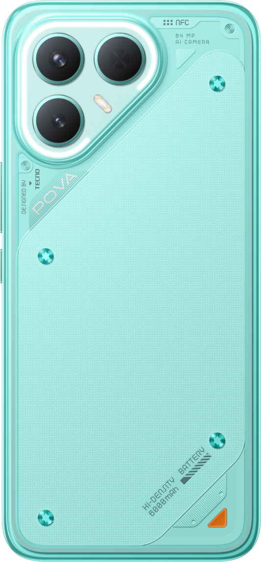 Tecno POVA 7 Pro 5G 12/256Gb Neon Cyan