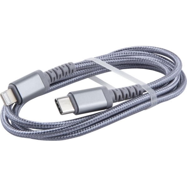 .Кабель USB Type-C Lightning Red Line Серебристый