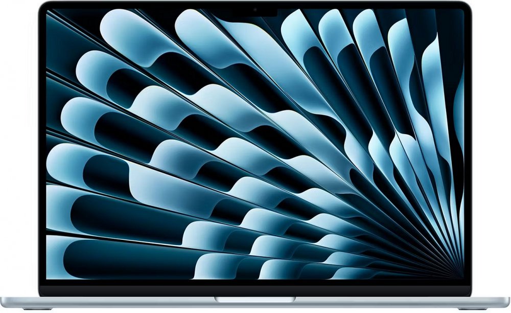 Ноутбук Apple MacBook Air 15 (M4 10-Core, GPU 10-Core, 2025) 16/256Gb MC7A4 Sky Blue